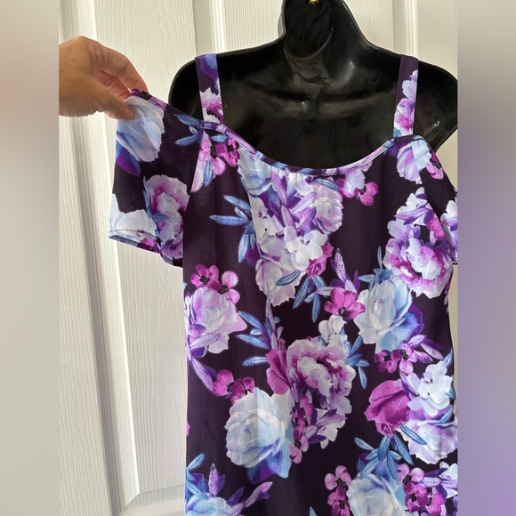 Ricki's Purple and Pink Ruffled Blouse 10-12 - Picture 3 of 5